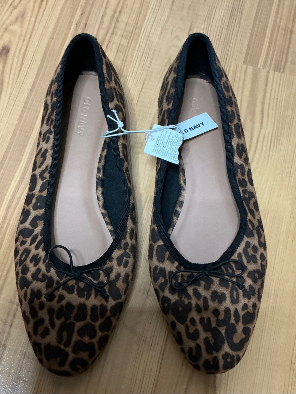 Old Navy Leopard-Print Ballet Flats - Brown & Black